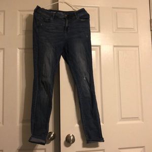 Blue rockstar jeans from old navy.